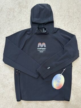lululemon x Madhappy men’s grid liner fleece hoodie size L